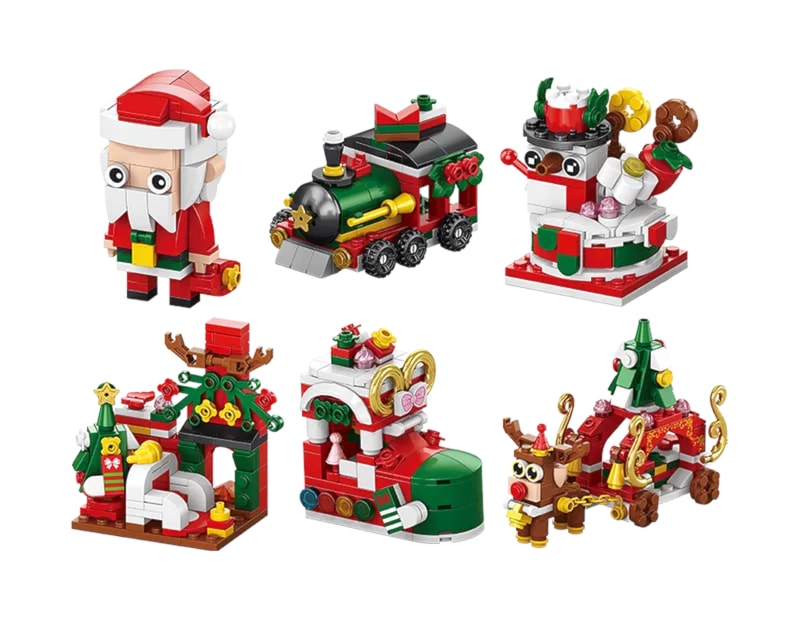Wholesale Christmas Character Building Blocks CDU Wholesale Christmas Character Building Blocks CDU
