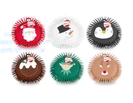 Wholesale Christmas Jiggly Character Ball CDU Wholesale Christmas Jiggly Character Ball CDU