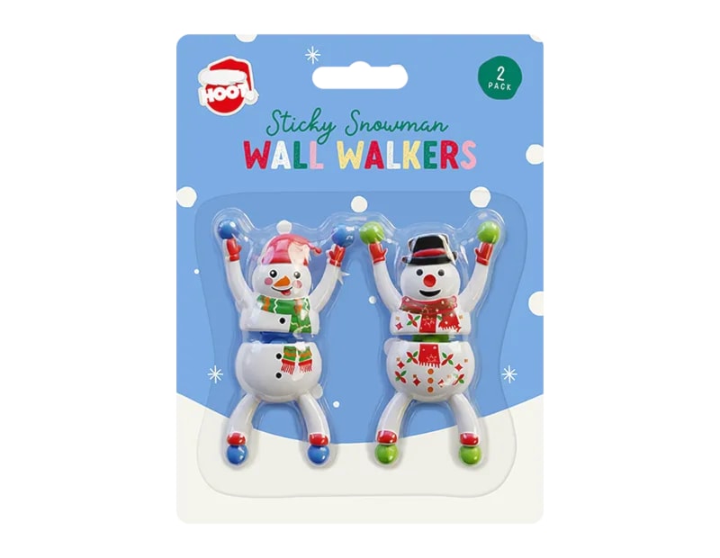 Wholesale Christmas Snowman Wall Walkers 2pk