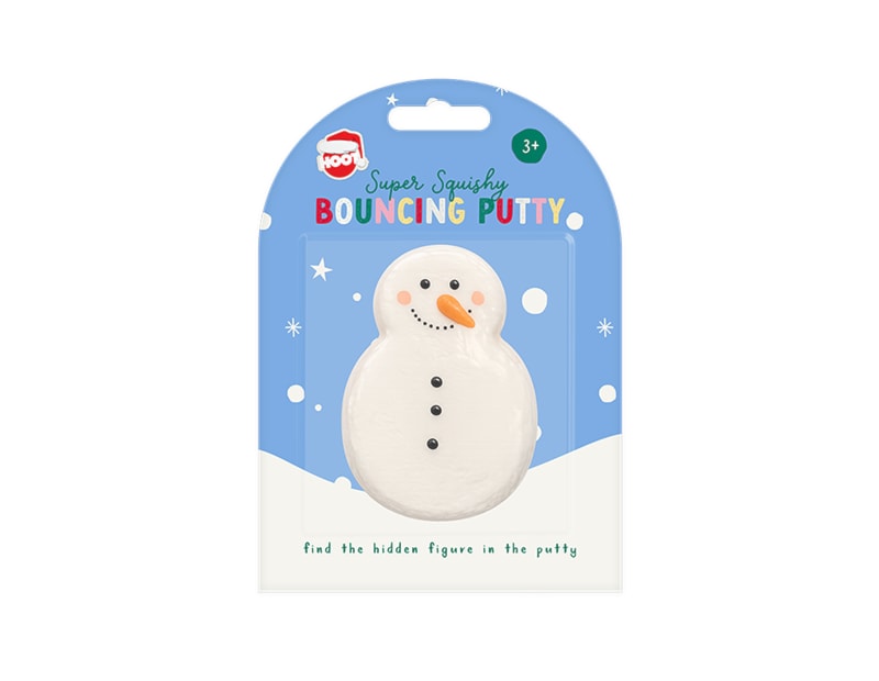 Bulk Buy Snowman Bouncy Putty Bundle