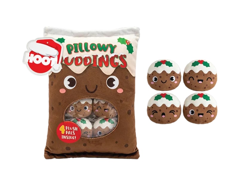 Wholesale Christmas Snack Bag Plush CDU
