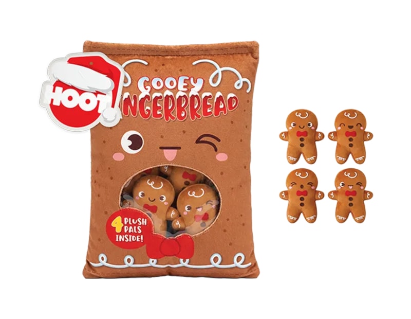 Wholesale Christmas Snack Bag Plush CDU Wholesale Christmas Snack Bag Plush CDU