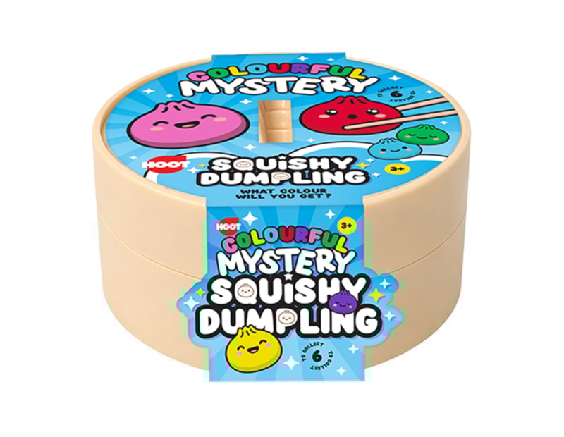 Wholesale Squishy Colourful Dumplings Dia 8.5cm CDU Wholesale Squishy Colourful Dumplings Dia 8.5cm CDU