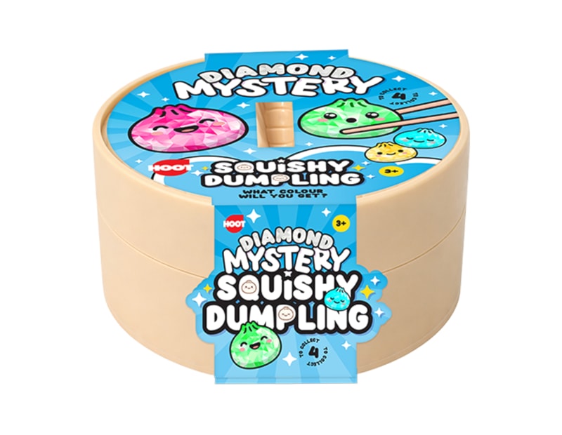 Wholesale Squishy Diamond Dumplings 8.5cm CDU Wholesale Squishy Diamond Dumplings 8.5cm CDU