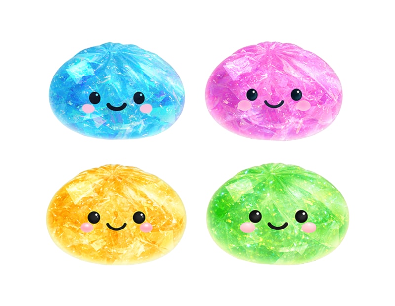 Wholesale Squishy Diamond Dumplings 8.5cm CDU Wholesale Squishy Diamond Dumplings 8.5cm CDU