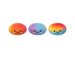 Wholesale Squishy Rainbow Dumplings 8.5cm CDU Wholesale Squishy Rainbow Dumplings 8.5cm CDU