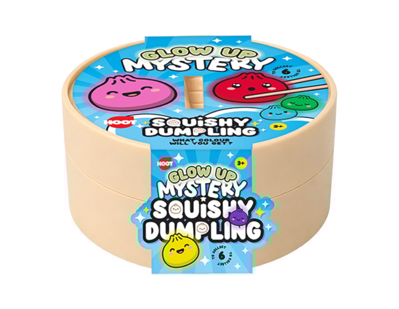 Wholesale Squishy Glow Dumplings Dia 8.5cm CDU Wholesale Squishy Glow Dumplings Dia 8.5cm CDU