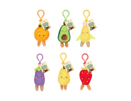 Wholesale Knit Cuties Fruit Keyring 10cm CDU Bulk Buy Knit Cuties Fruit Keyring 10cm CDU