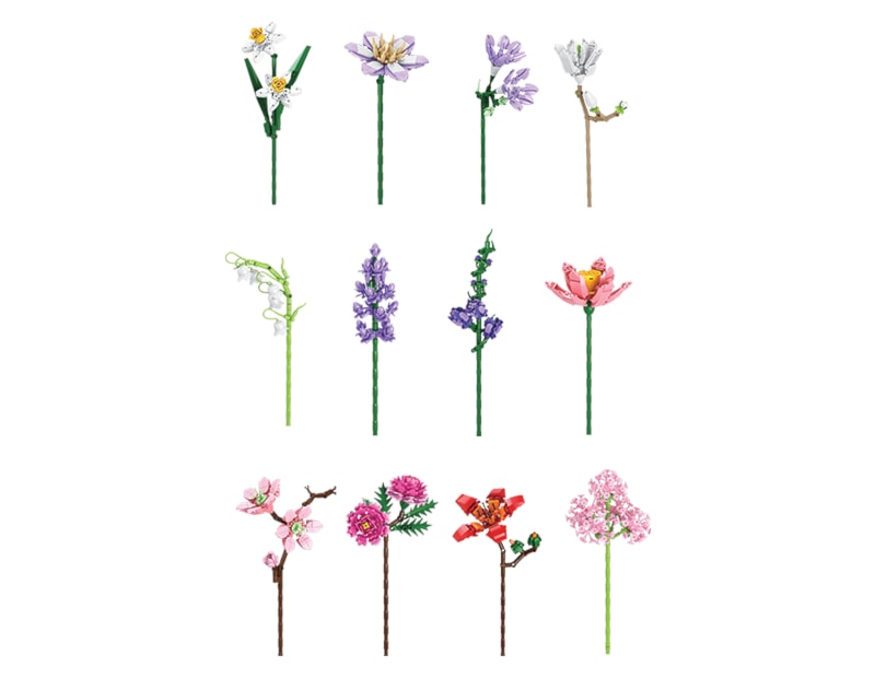 Wholesale Flower Building Blocks Series 2 CDU