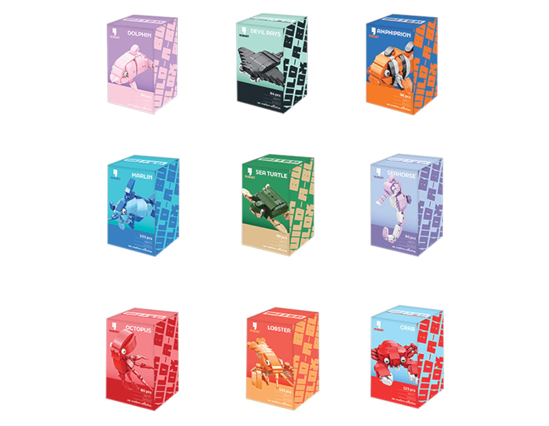 Bulk Buy Sea Animals Building Blocks CDU