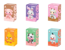 Bulk Buy Farm Animal Building Blocks CDU