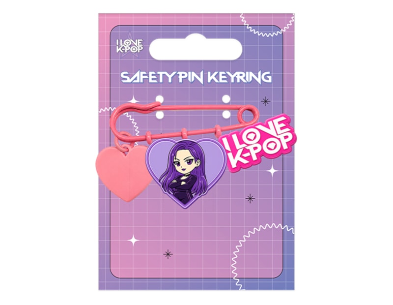 Safety Pin Keyring Safety Pin Keyring