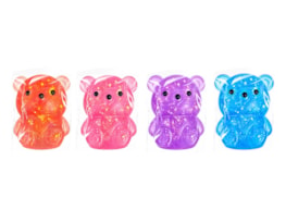 Wholesale Glitter Bear Sugar Filled Squishy CDU