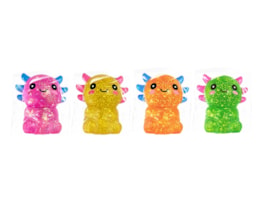 Wholesale Glitter Axolotl Sugar Filled Squishy CDU Wholesale Glitter Axolotl Sugar Filled Squishy CDU