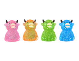 Wholesale Glitter Highland Cow Sugar Filled Squishy CDU Wholesale Glitter Highland Cow Sugar Filled Squishy CDU