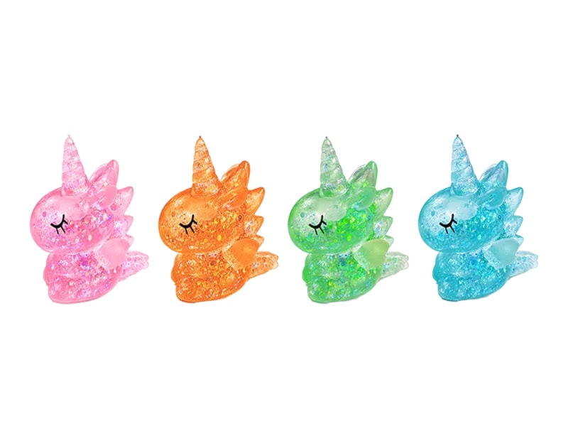 Wholesale Glitter Unicorn Sugar Filled Squishy CDU Wholesale Glitter Unicorn Sugar Filled Squishy CDU