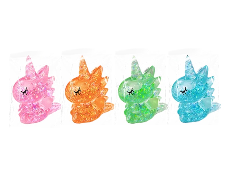 Wholesale Glitter Unicorn Sugar Filled Squishy CDU Wholesale Glitter Unicorn Sugar Filled Squishy CDU