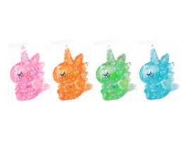 Wholesale Glitter Unicorn Sugar Filled Squishy CDU