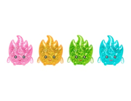 Wholesale Glitter Flame Sugar Filled Squishy CDU