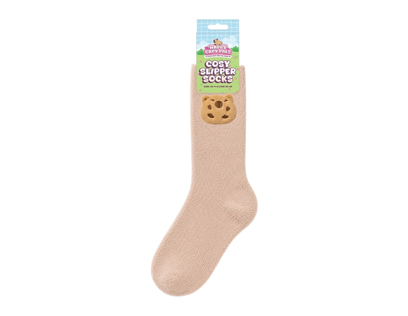 Wholesale Capybara 3D Adult Slipper Socks Wholesale Capybara 3D Adult Slipper Socks