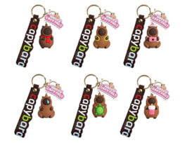 Wholesale Capybara Tag Keyring CDU Bulk Buy Capybara Tag Keyring CDU