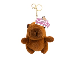 Wholesale Capybara Plush Keyring CDU