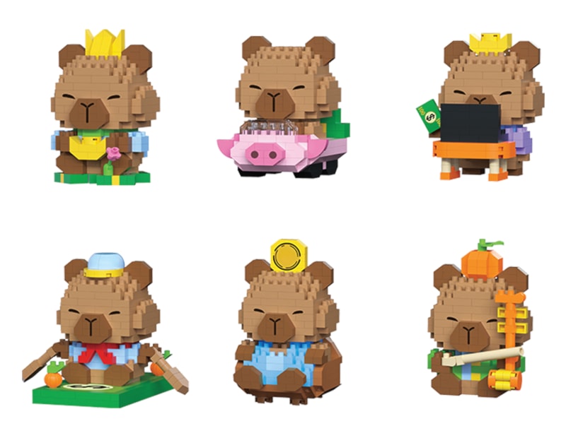 Wholesale Animal Building Blocks 11.5cm CDU Wholesale Animal Building Blocks 11.5cm CDU