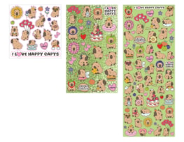 Wholesale Capybara Sticker Pack 112pk