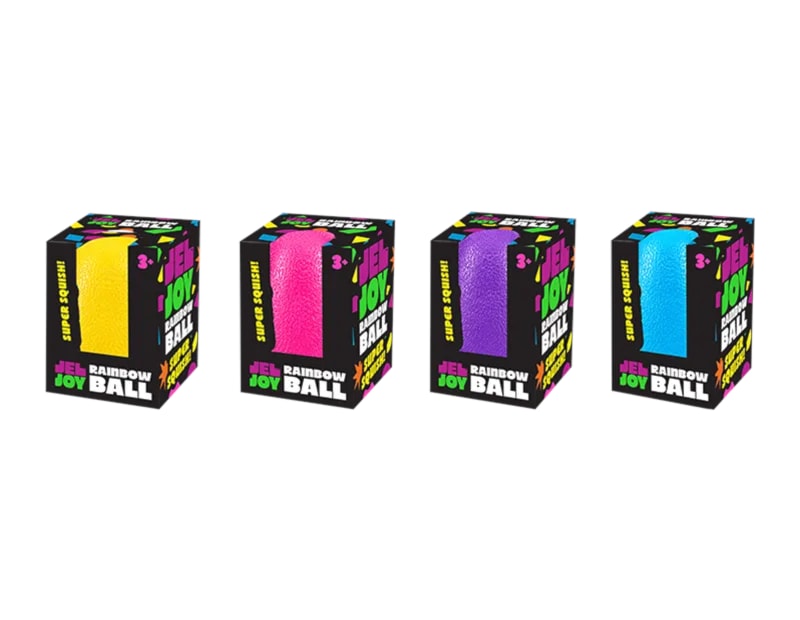 Wholesale Squishy Rainbow Ball 5.5x5.5x9 CDU Wholesale Squishy Rainbow Ball 5.5x5.5x9 CDU