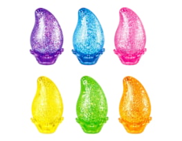 Wholesale Squishy Glitter Drop 3.5x4x5cm CDU