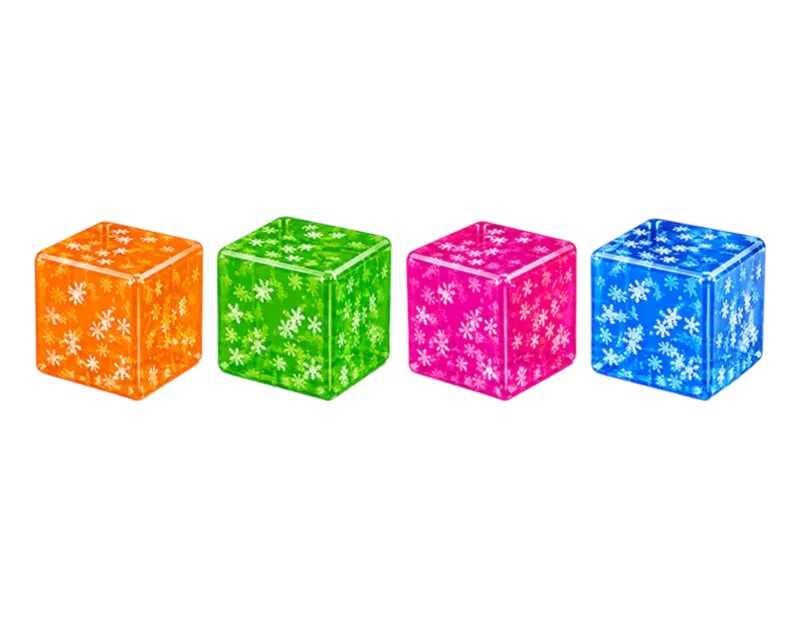 Wholesale Squishy Snowflake Cube 5x5x5cm CDU Wholesale Squishy Snowflake Cube 5x5x5cm CDU