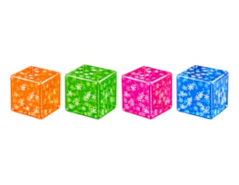 Wholesale Squishy Snowflake Cube 5x5x5cm CDU