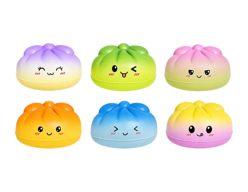 Wholesale Squishy PU Bow Dumpling 8.5cm CDU