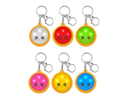 Wholesale LED Pop Up Dumpling Keyring 4cm CDU