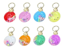 Wholesale Dumpling Bubble Keyring 4.5cm CDU Wholesale Dumpling Bubble Keyring 4.5cm CDU