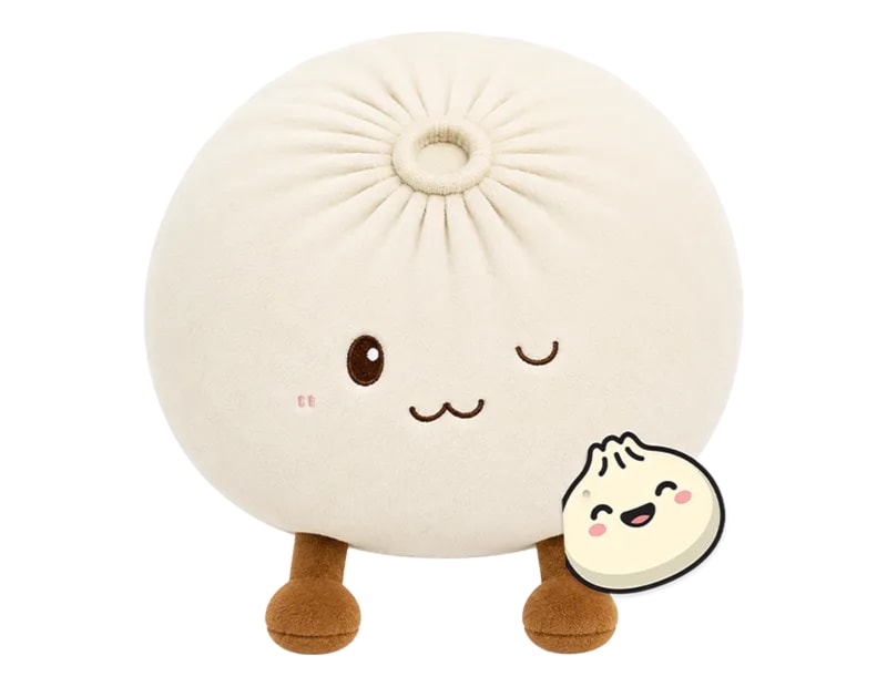 Wholesale Giant Dumpling Plush 28cm Wholesale Giant Dumpling Plush 28cm