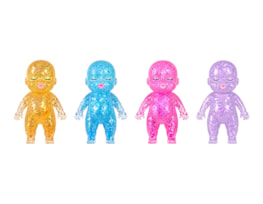 Wholesale Glitter Baby Sugar Filled Squishy CDU