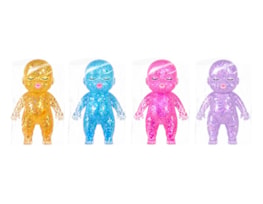 Wholesale Glitter Baby Sugar Filled Squishy CDU