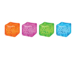 Wholesale Squishy Glitter Cube 5x5x5cm CDU