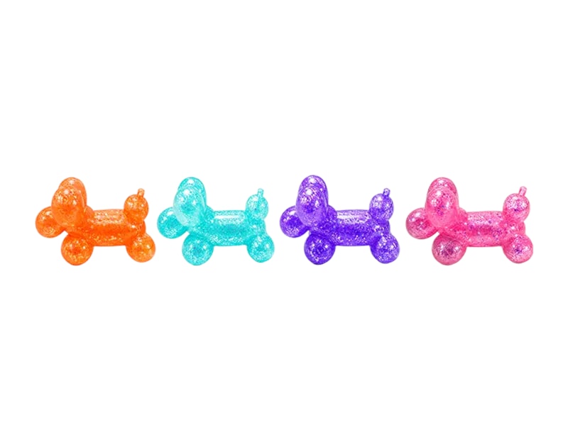 Wholesale Glitter Dog Sugar Filled Squishy CDU