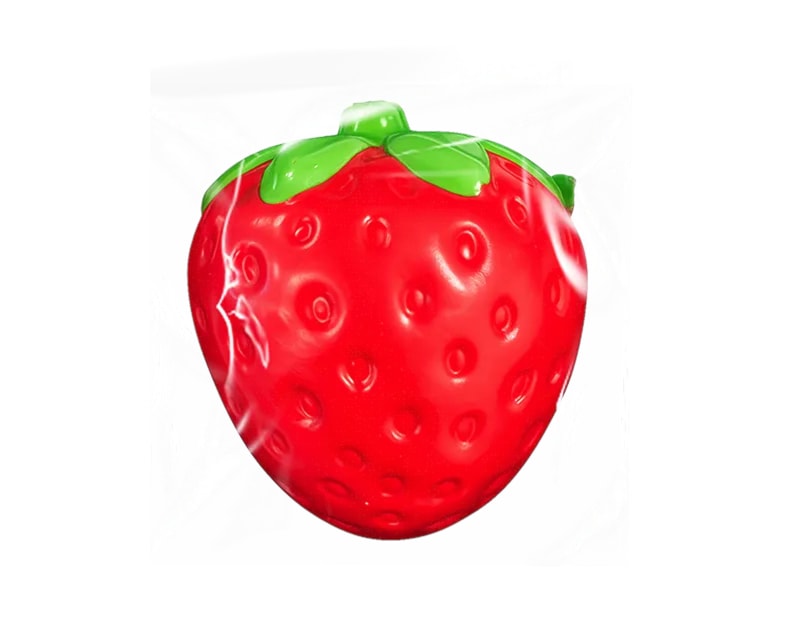 Wholesale Strawberry PU Squeezy 8.5cm CDU
