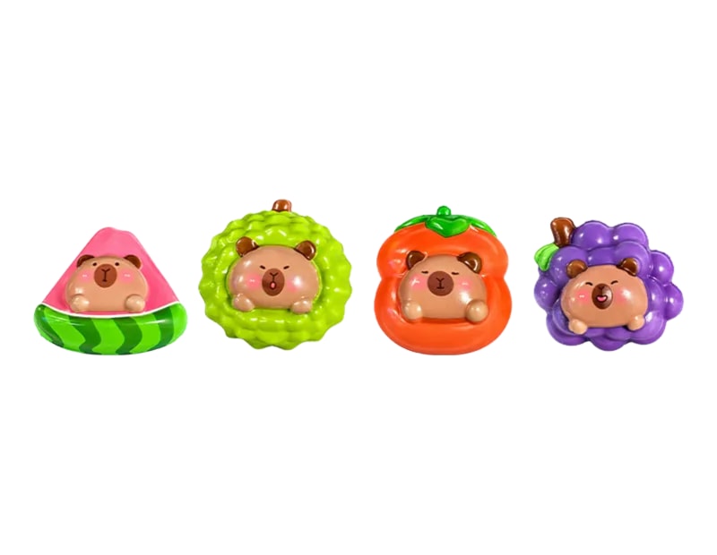Wholesale Animal PU Fruit Squeezy 9cm CDU Wholesale Animal PU Fruit Squeezy 9cm CDU
