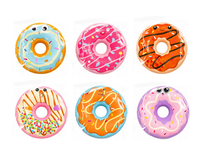 Wholesale Donut PU Squeezy 9cm CDU