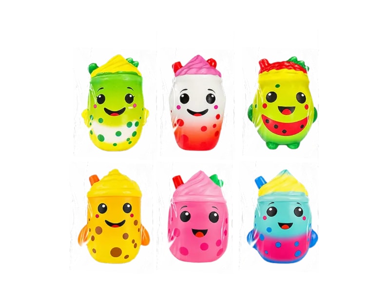 Wholesale Bubble Tea PU Squeezy 10cm CDU Wholesale Bubble Tea PU Squeezy 10cm CDU