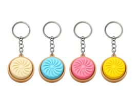 Wholesale Dumpling Light Up Key Ring CDU Wholesale Dumpling Light Up Key Ring CDU