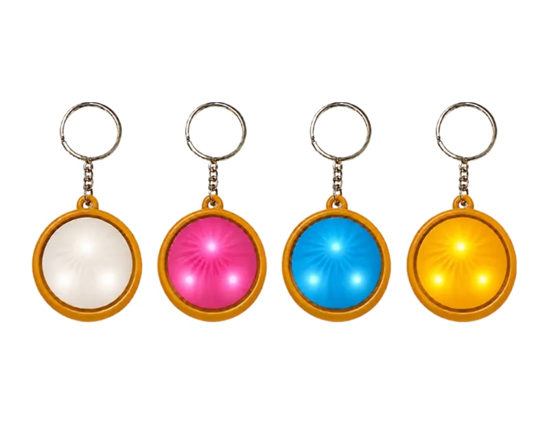 Wholesale Dumpling Light Up Key Ring CDU Wholesale Dumpling Light Up Key Ring CDU