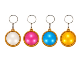 Wholesale Dumpling Light Up Key Ring CDU