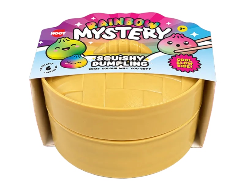 Wholesale Squishy PU Colourful Dumpling 8.5cm CDU