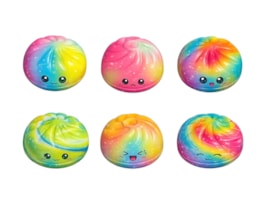 Wholesale Squishy PU Colourful Dumpling 8.5cm CDU