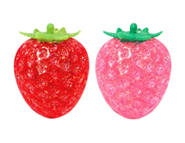 Wholesale Glitter Strawberry Sugar Filled Squishy 8cm CDU Wholesale Glitter Strawberry Sugar Filled Squishy 8cm CDU